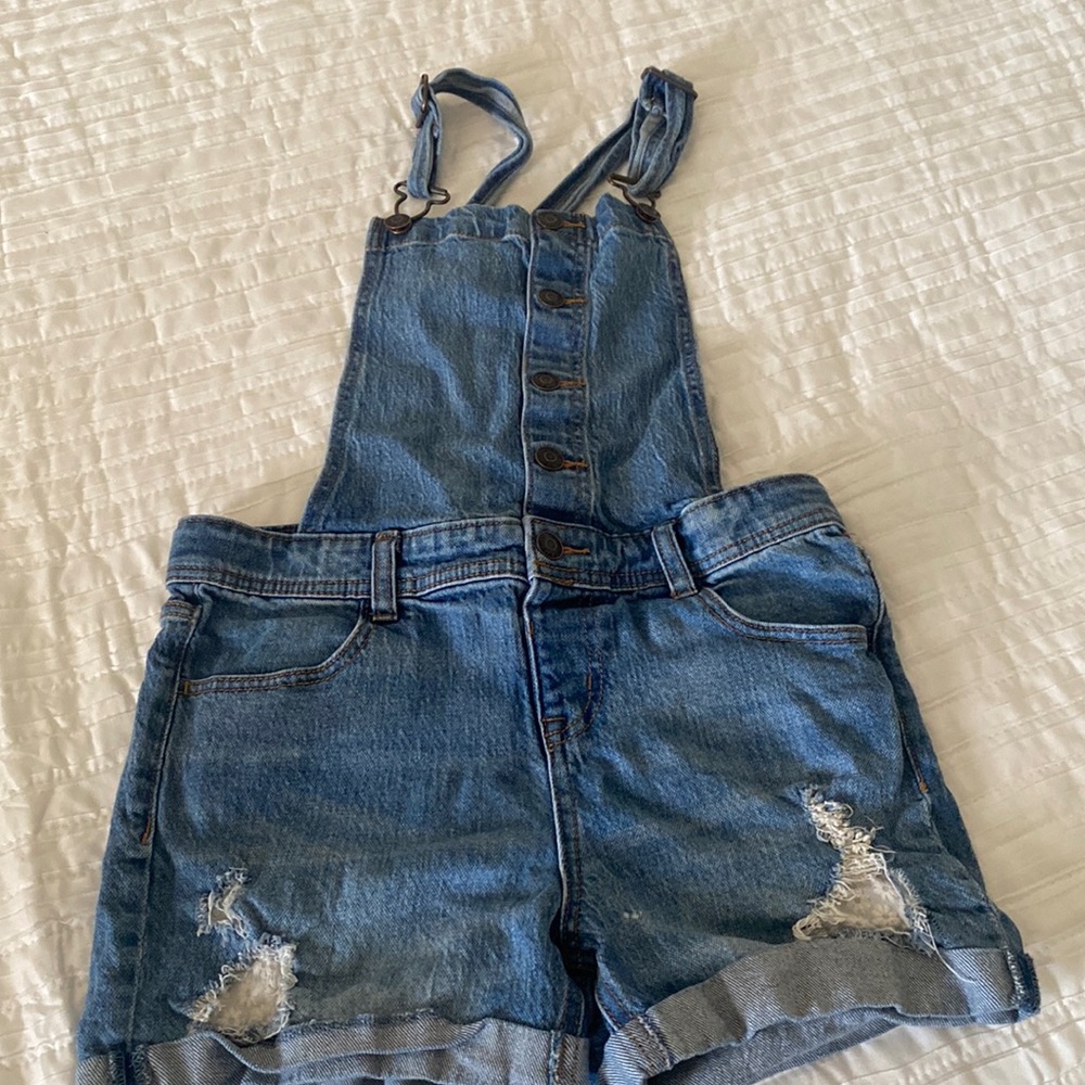 Cat and jack girls Jean overalls